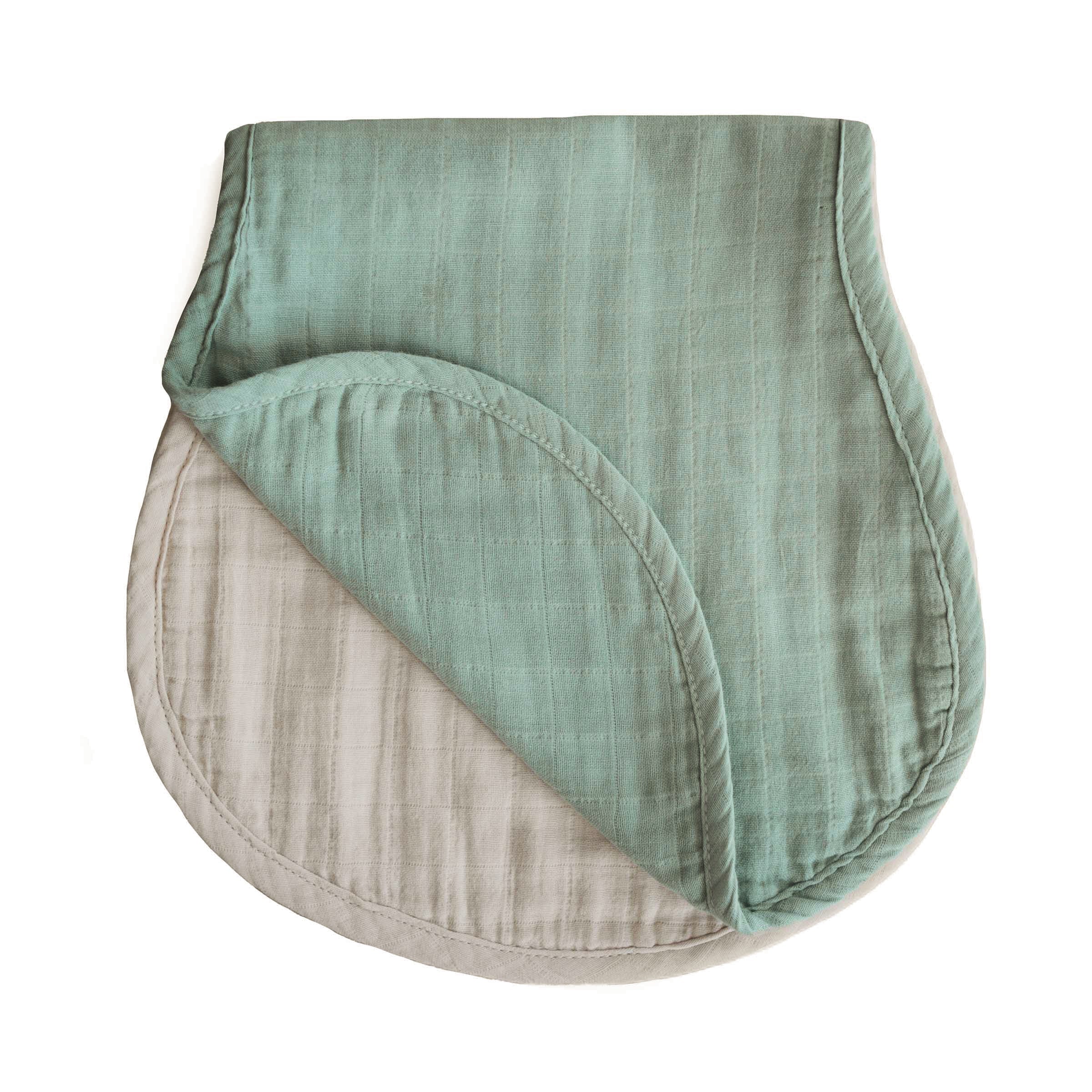 Image of Organic Cotton Muslin Burp Cloth 2-Pack